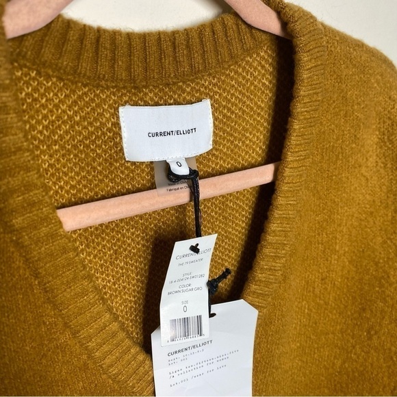 Current/Elliott The 79 Sweater in Brown Sugar - Picture 3 of 6